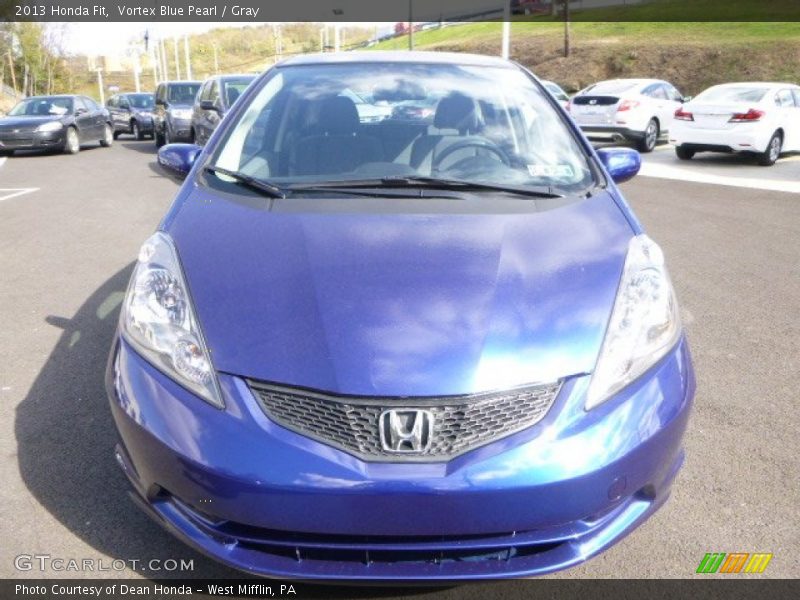 Vortex Blue Pearl / Gray 2013 Honda Fit