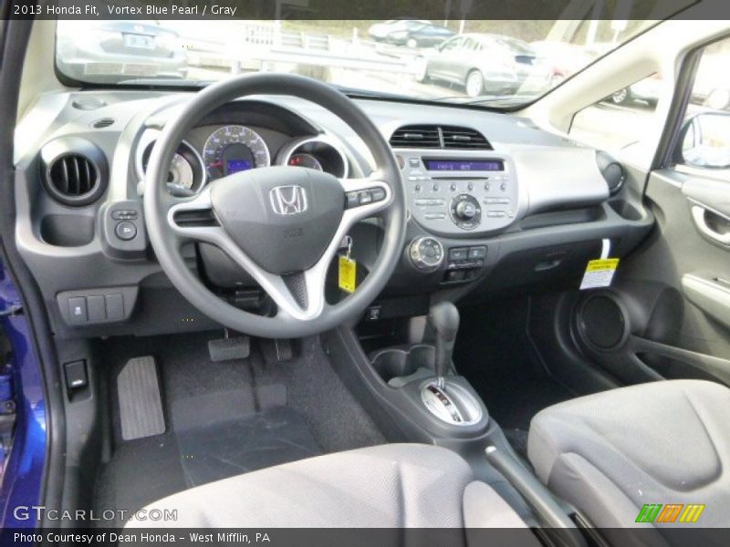 Vortex Blue Pearl / Gray 2013 Honda Fit