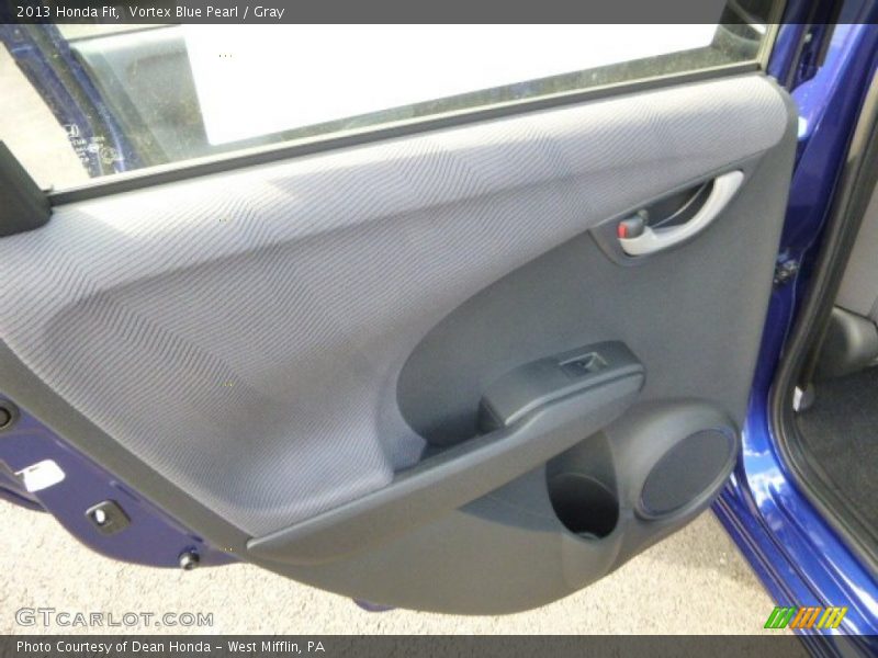 Vortex Blue Pearl / Gray 2013 Honda Fit