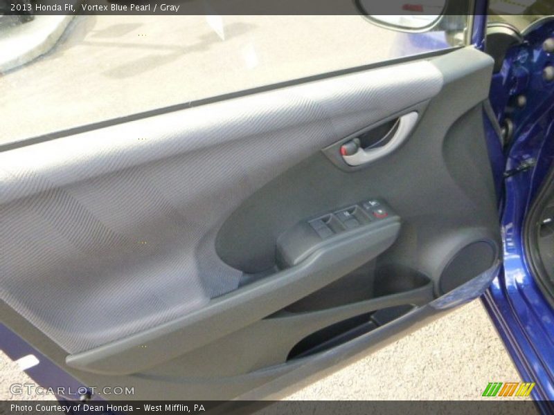 Vortex Blue Pearl / Gray 2013 Honda Fit
