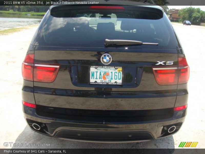 Jet Black / Tobacco Nevada Leather 2011 BMW X5 xDrive 35d