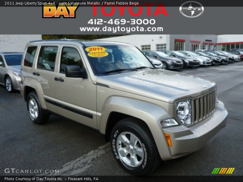 Light Sandstone Metallic / Pastel Pebble Beige 2011 Jeep Liberty Sport 4x4