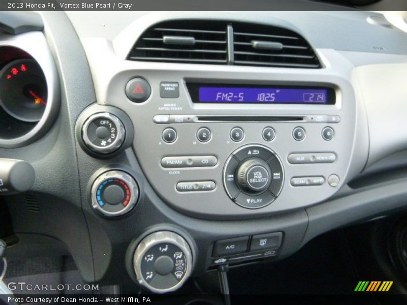 Vortex Blue Pearl / Gray 2013 Honda Fit