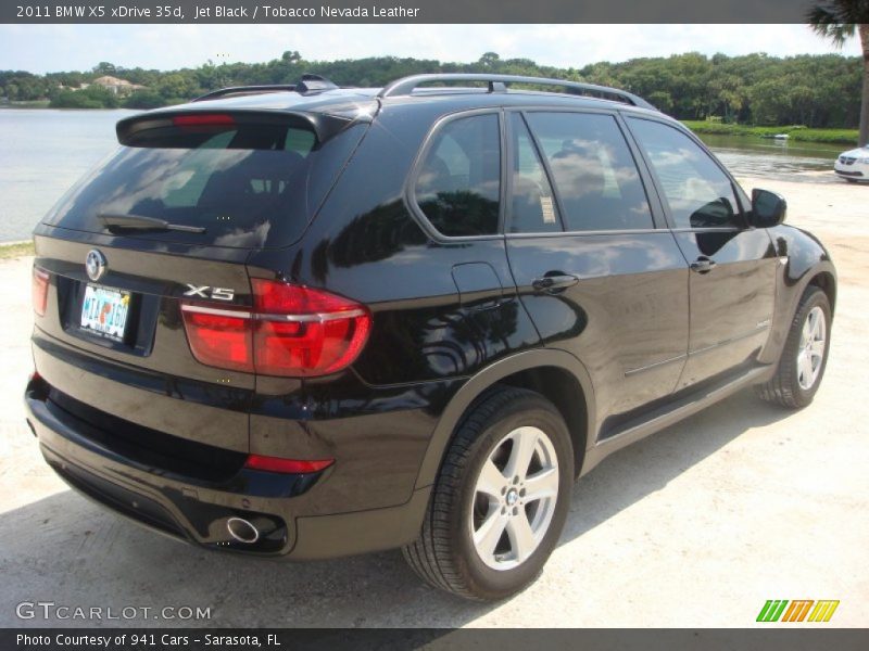 Jet Black / Tobacco Nevada Leather 2011 BMW X5 xDrive 35d