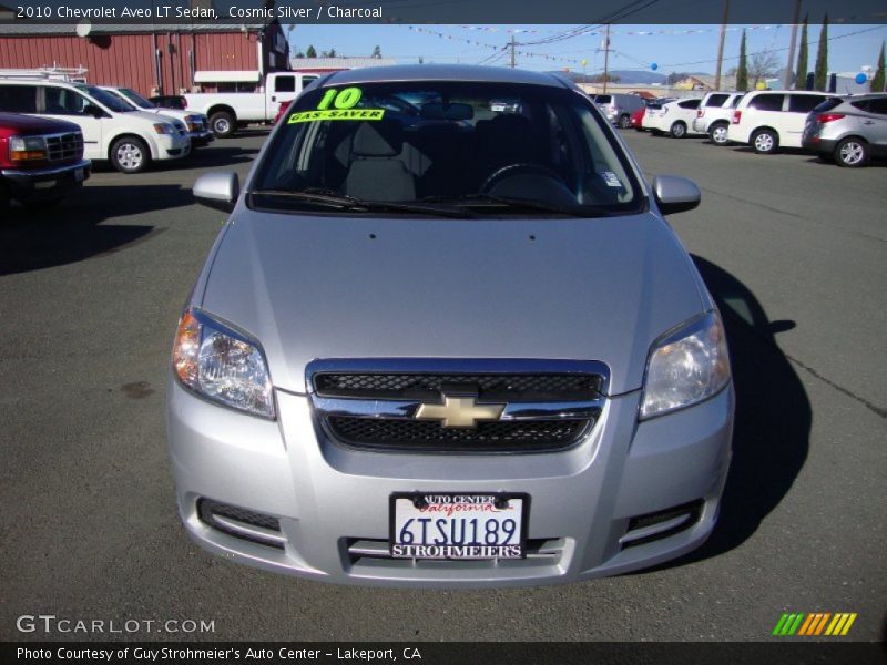 Cosmic Silver / Charcoal 2010 Chevrolet Aveo LT Sedan