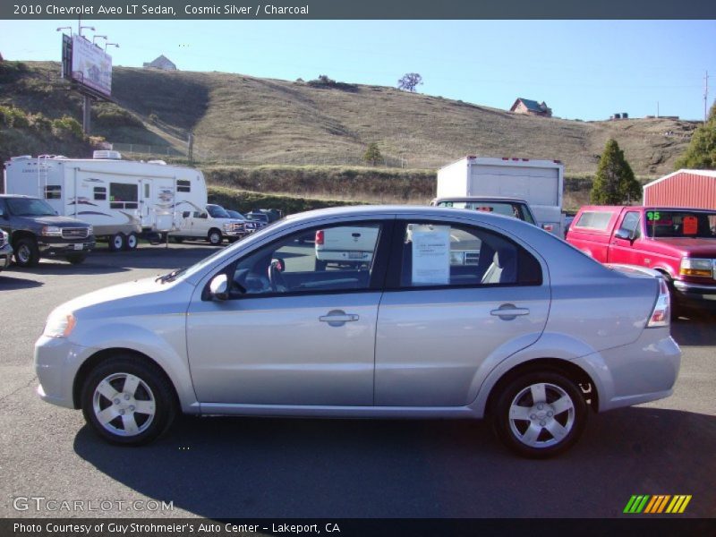 Cosmic Silver / Charcoal 2010 Chevrolet Aveo LT Sedan