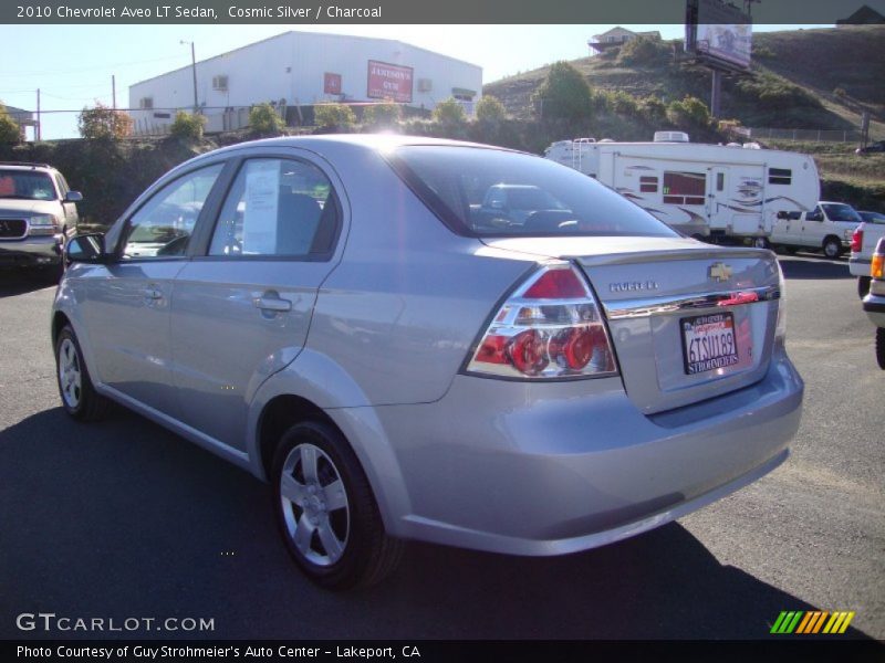 Cosmic Silver / Charcoal 2010 Chevrolet Aveo LT Sedan
