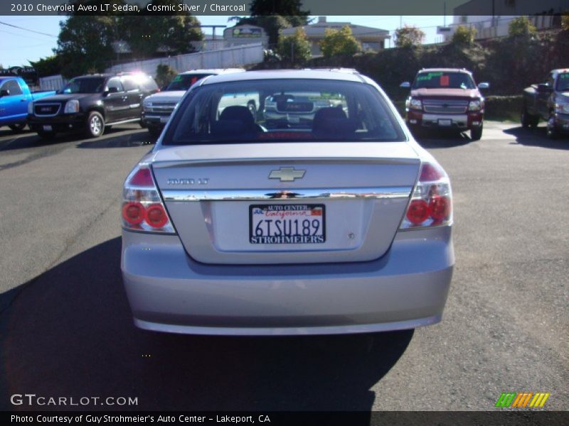 Cosmic Silver / Charcoal 2010 Chevrolet Aveo LT Sedan