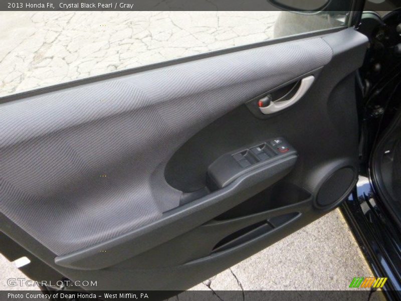 Crystal Black Pearl / Gray 2013 Honda Fit