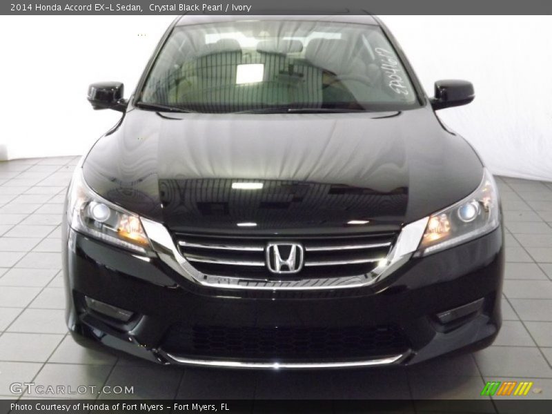 Crystal Black Pearl / Ivory 2014 Honda Accord EX-L Sedan