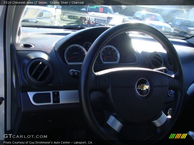Cosmic Silver / Charcoal 2010 Chevrolet Aveo LT Sedan