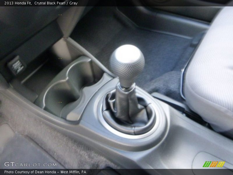Crystal Black Pearl / Gray 2013 Honda Fit