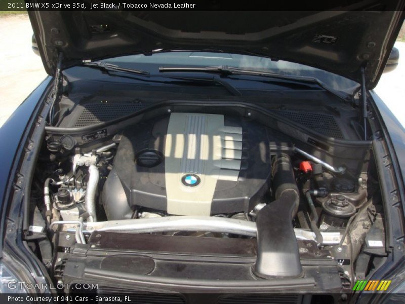 Jet Black / Tobacco Nevada Leather 2011 BMW X5 xDrive 35d