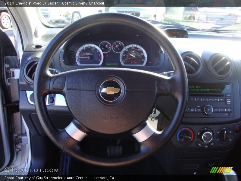 Cosmic Silver / Charcoal 2010 Chevrolet Aveo LT Sedan