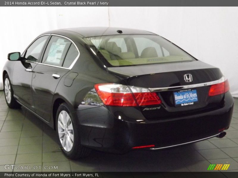Crystal Black Pearl / Ivory 2014 Honda Accord EX-L Sedan