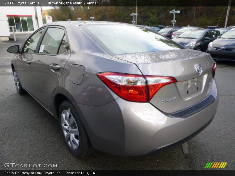 Brown Sugar Metallic / Amber 2014 Toyota Corolla LE