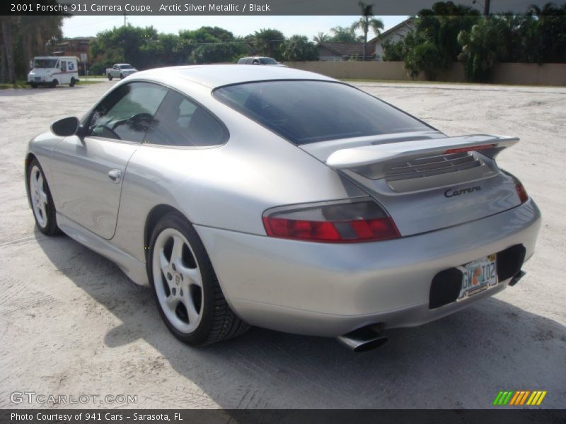Arctic Silver Metallic / Black 2001 Porsche 911 Carrera Coupe