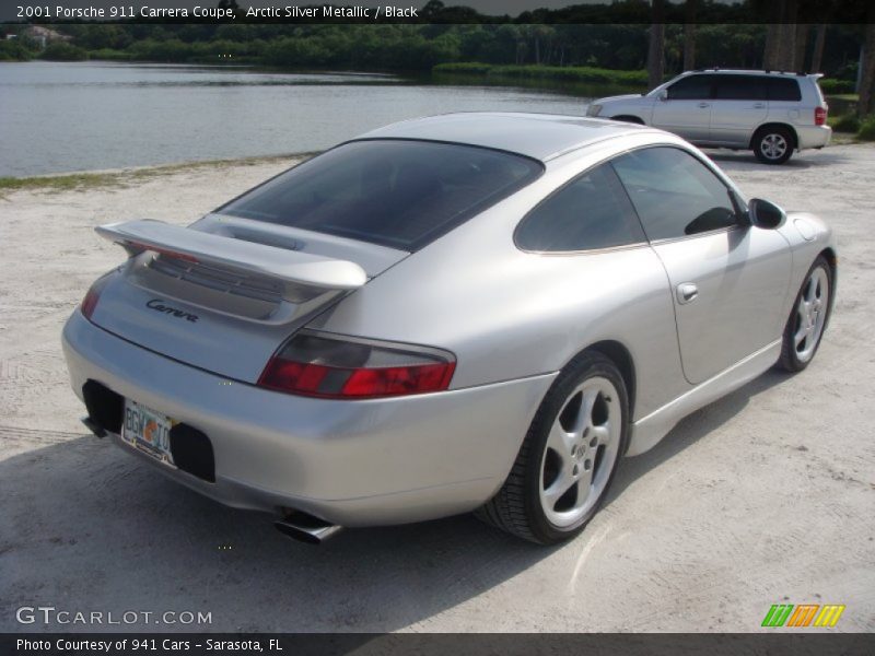Arctic Silver Metallic / Black 2001 Porsche 911 Carrera Coupe
