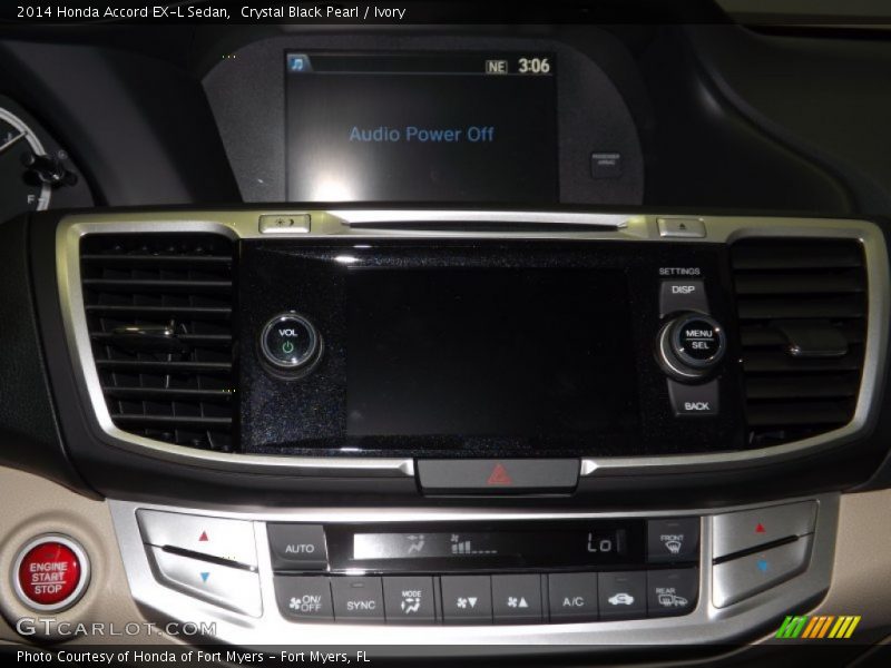 Crystal Black Pearl / Ivory 2014 Honda Accord EX-L Sedan