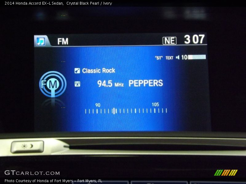 Crystal Black Pearl / Ivory 2014 Honda Accord EX-L Sedan