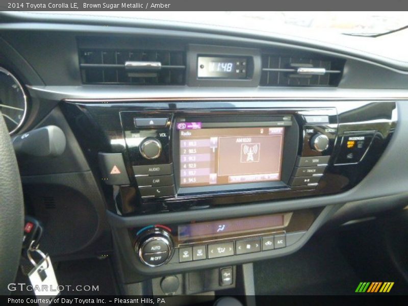 Controls of 2014 Corolla LE