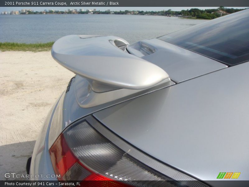 Arctic Silver Metallic / Black 2001 Porsche 911 Carrera Coupe