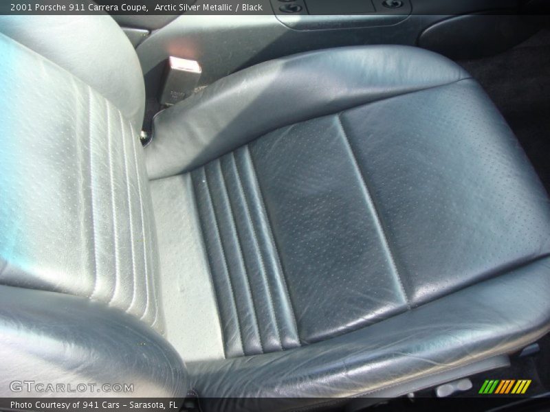 Arctic Silver Metallic / Black 2001 Porsche 911 Carrera Coupe