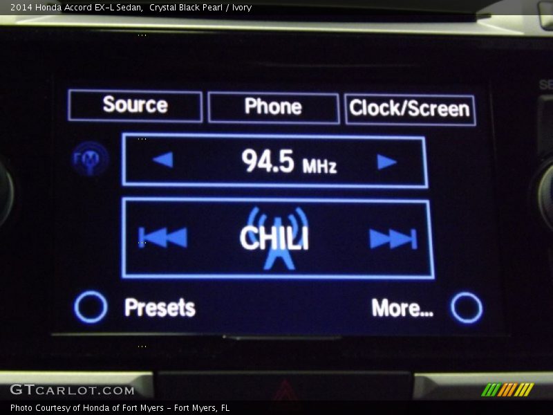Crystal Black Pearl / Ivory 2014 Honda Accord EX-L Sedan