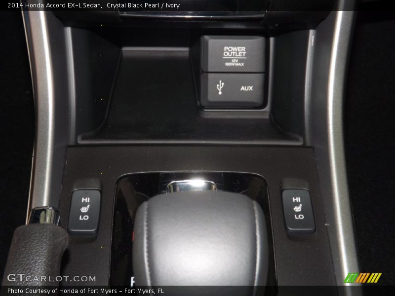 Crystal Black Pearl / Ivory 2014 Honda Accord EX-L Sedan