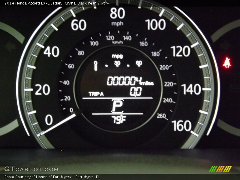 Crystal Black Pearl / Ivory 2014 Honda Accord EX-L Sedan