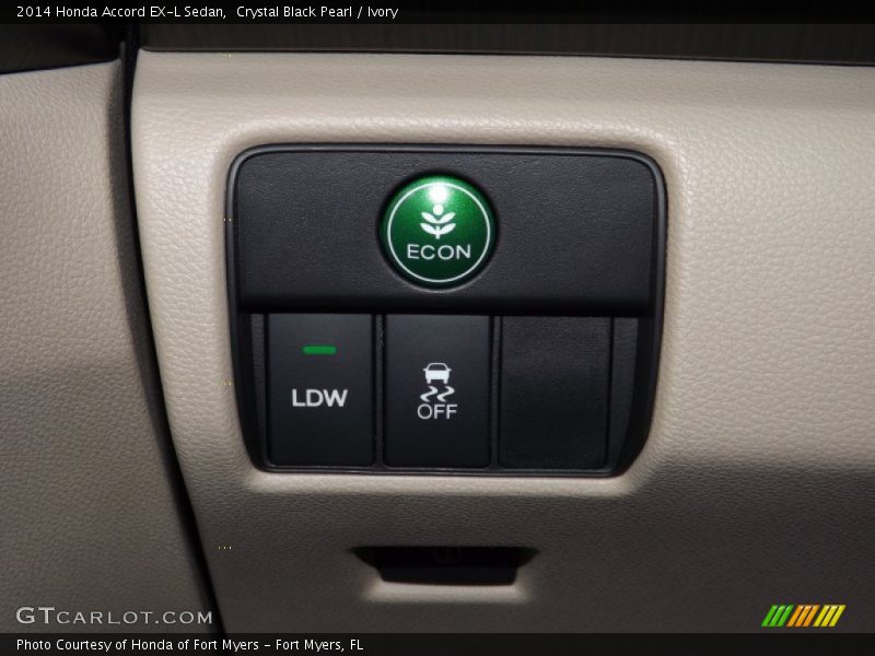 Crystal Black Pearl / Ivory 2014 Honda Accord EX-L Sedan