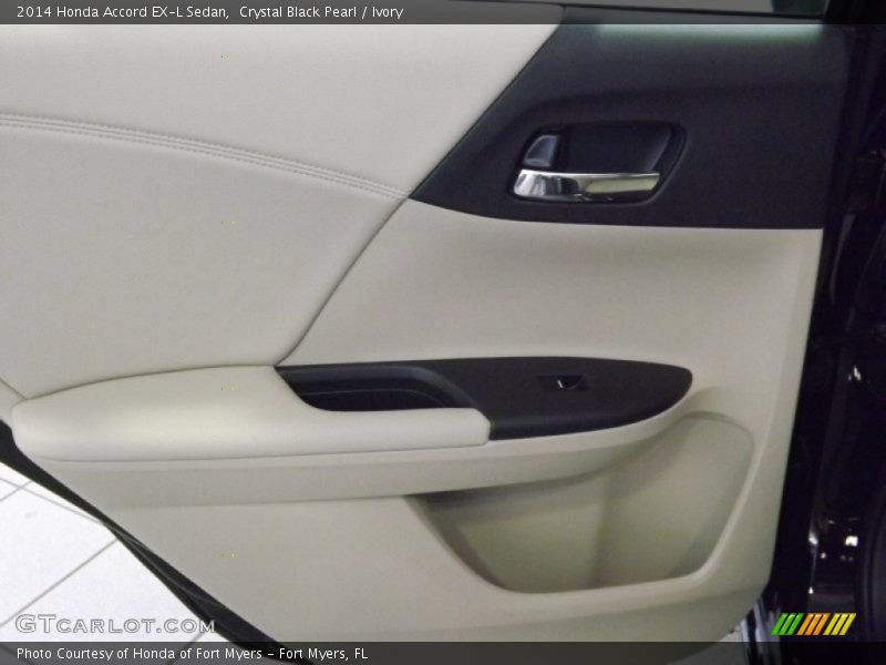 Crystal Black Pearl / Ivory 2014 Honda Accord EX-L Sedan