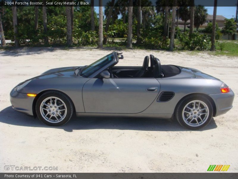Seal Grey Metallic / Black 2004 Porsche Boxster