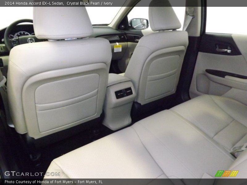 Crystal Black Pearl / Ivory 2014 Honda Accord EX-L Sedan