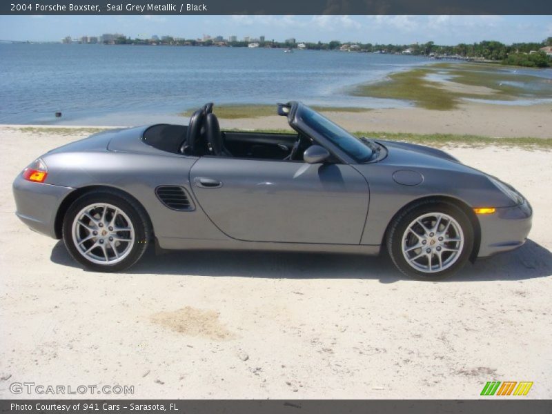 Seal Grey Metallic / Black 2004 Porsche Boxster