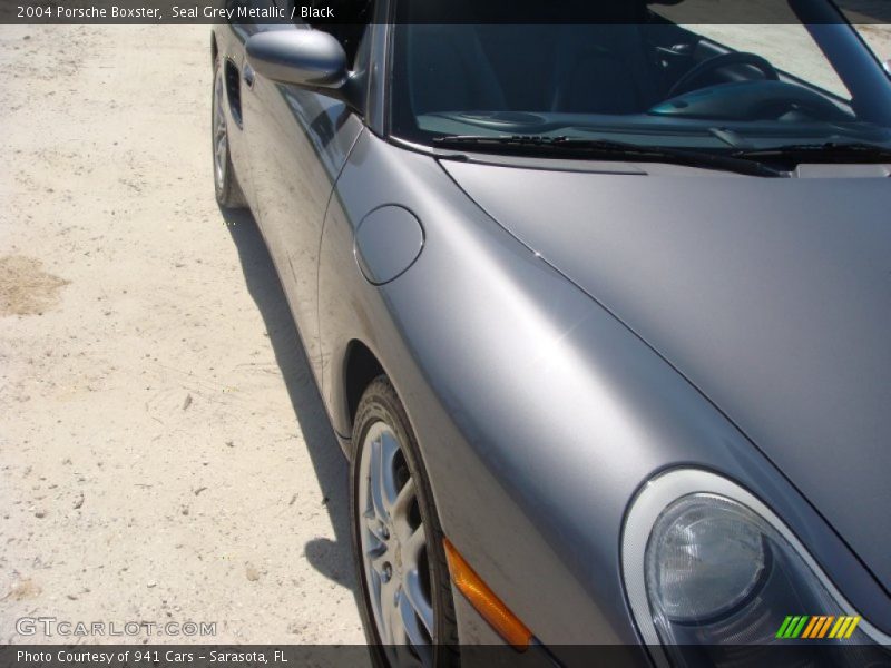 Seal Grey Metallic / Black 2004 Porsche Boxster