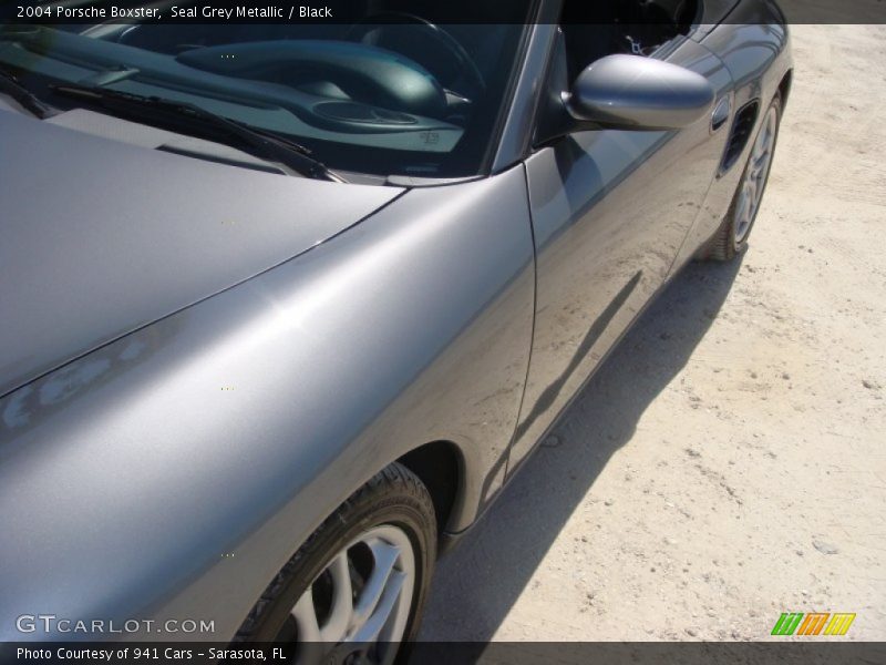 Seal Grey Metallic / Black 2004 Porsche Boxster