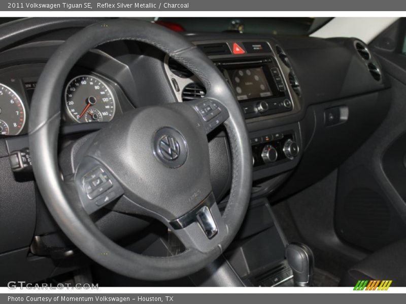 Reflex Silver Metallic / Charcoal 2011 Volkswagen Tiguan SE