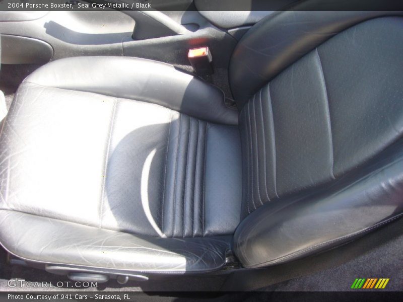 Seal Grey Metallic / Black 2004 Porsche Boxster