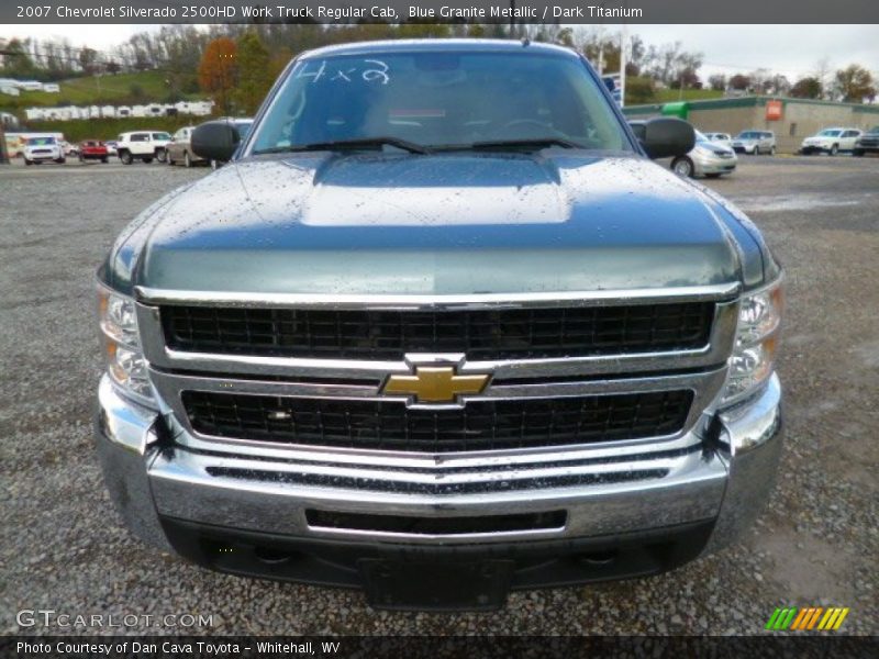 Blue Granite Metallic / Dark Titanium 2007 Chevrolet Silverado 2500HD Work Truck Regular Cab