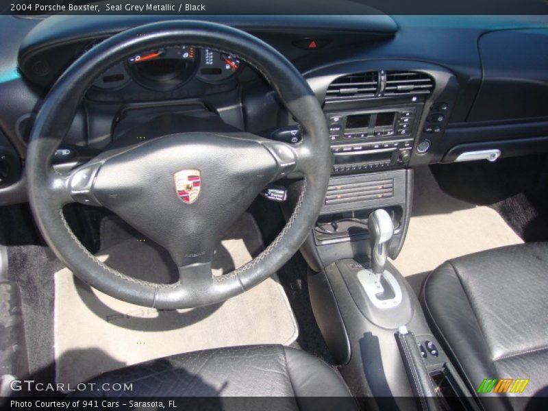 Seal Grey Metallic / Black 2004 Porsche Boxster