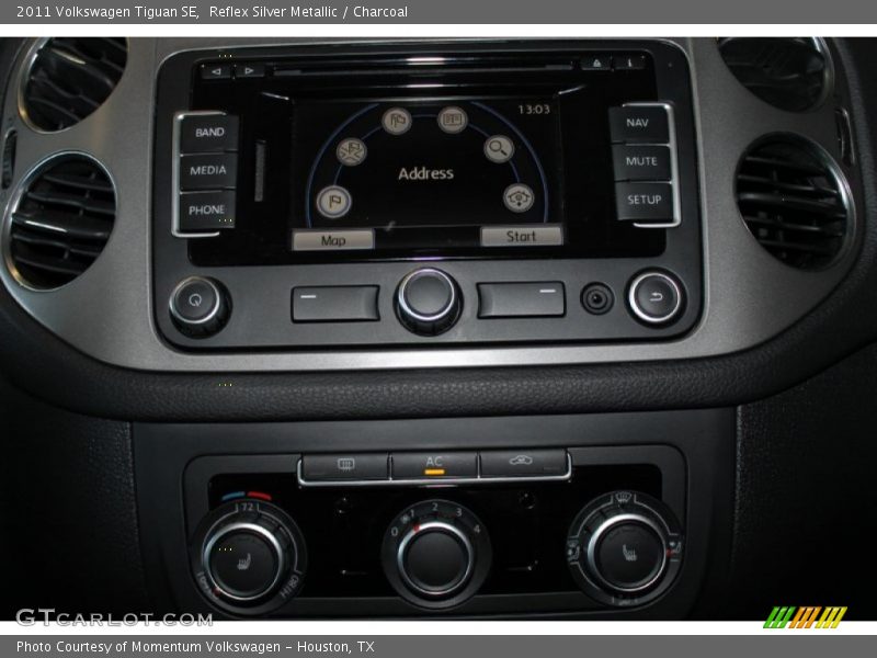 Reflex Silver Metallic / Charcoal 2011 Volkswagen Tiguan SE