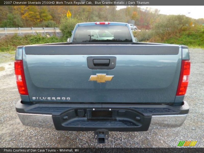 Blue Granite Metallic / Dark Titanium 2007 Chevrolet Silverado 2500HD Work Truck Regular Cab