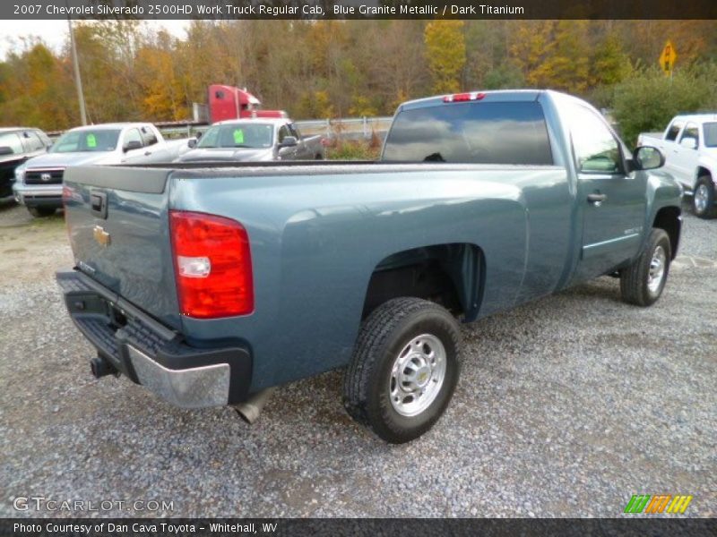 Blue Granite Metallic / Dark Titanium 2007 Chevrolet Silverado 2500HD Work Truck Regular Cab