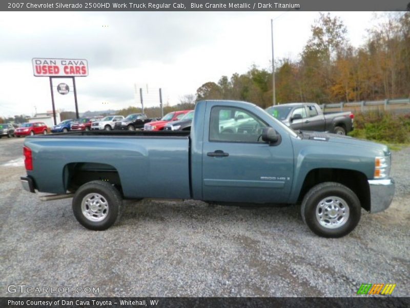 Blue Granite Metallic / Dark Titanium 2007 Chevrolet Silverado 2500HD Work Truck Regular Cab