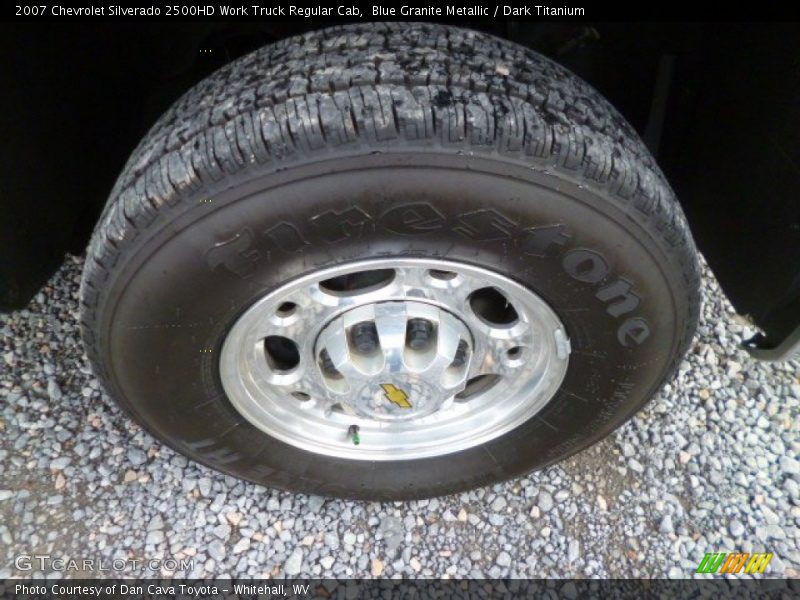 Blue Granite Metallic / Dark Titanium 2007 Chevrolet Silverado 2500HD Work Truck Regular Cab
