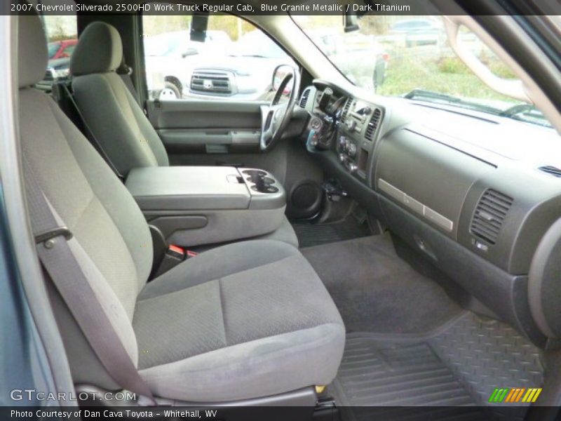 Blue Granite Metallic / Dark Titanium 2007 Chevrolet Silverado 2500HD Work Truck Regular Cab