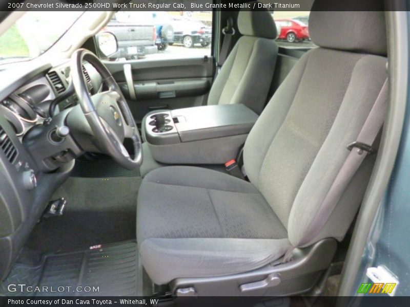Blue Granite Metallic / Dark Titanium 2007 Chevrolet Silverado 2500HD Work Truck Regular Cab