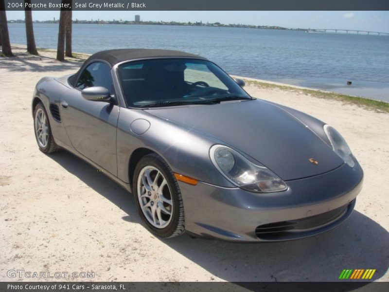 Seal Grey Metallic / Black 2004 Porsche Boxster