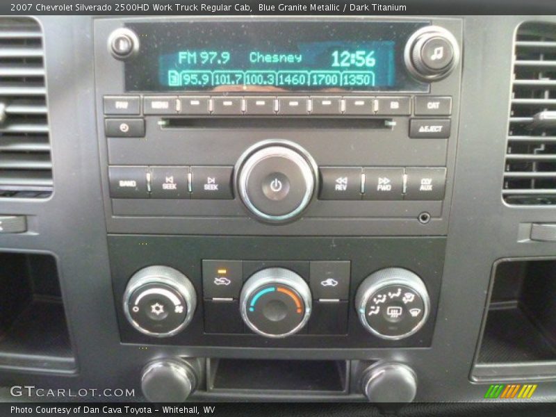 Blue Granite Metallic / Dark Titanium 2007 Chevrolet Silverado 2500HD Work Truck Regular Cab